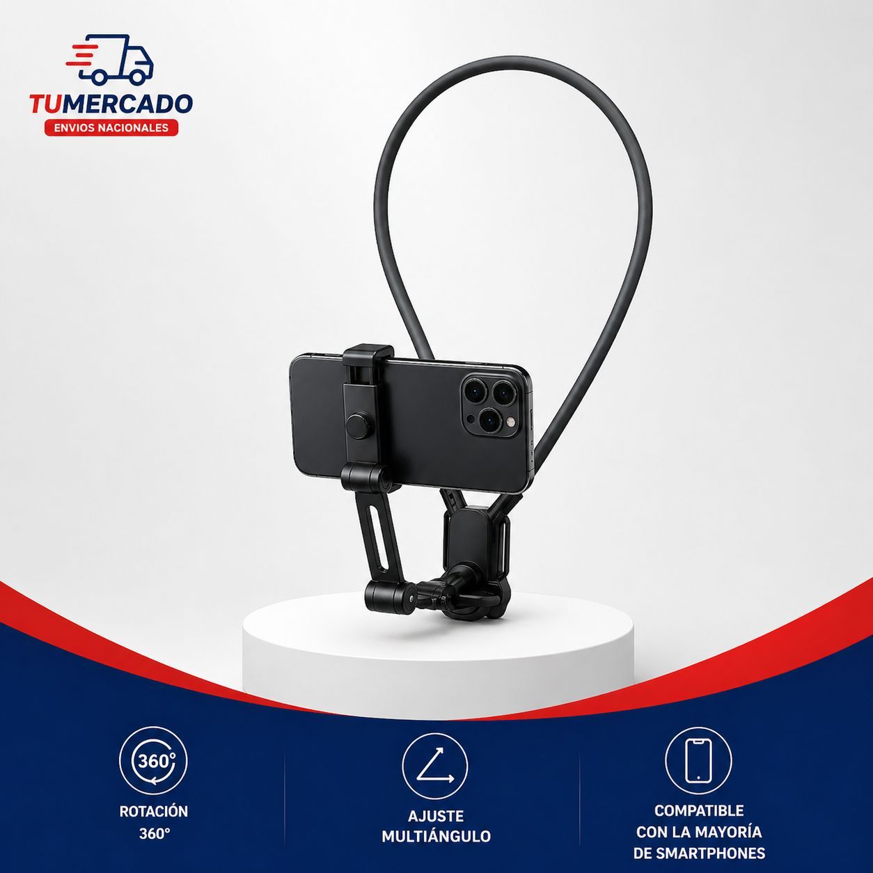 Soporte de cuello para telefonos