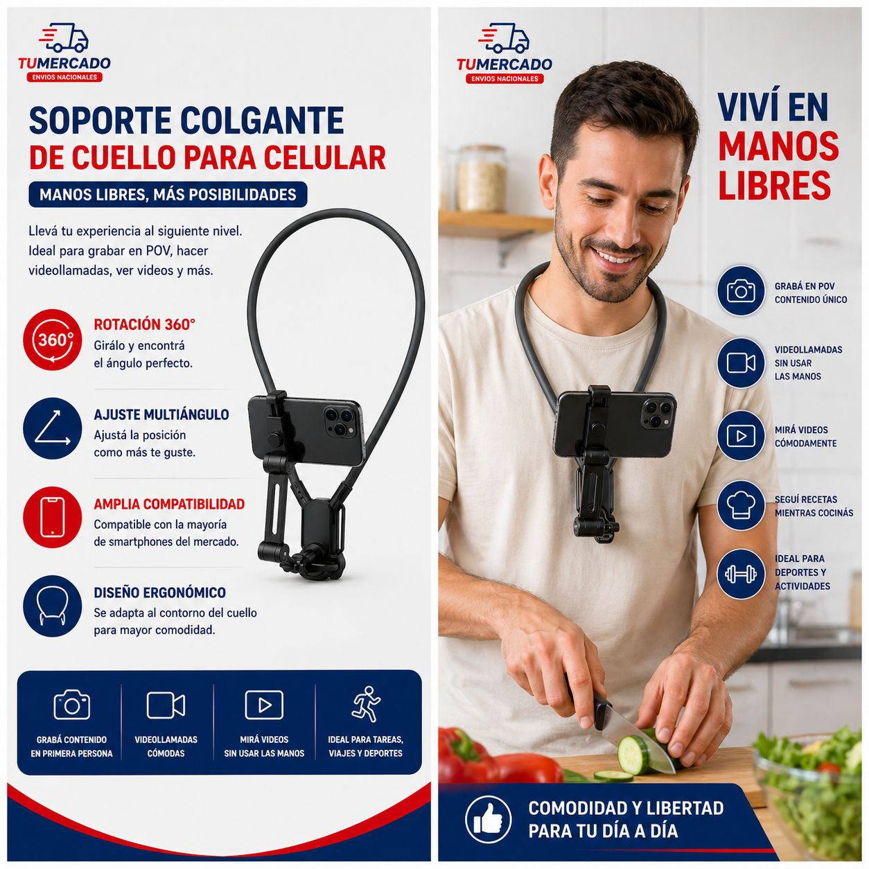 Soporte de cuello para telefonos - Miniatura 2