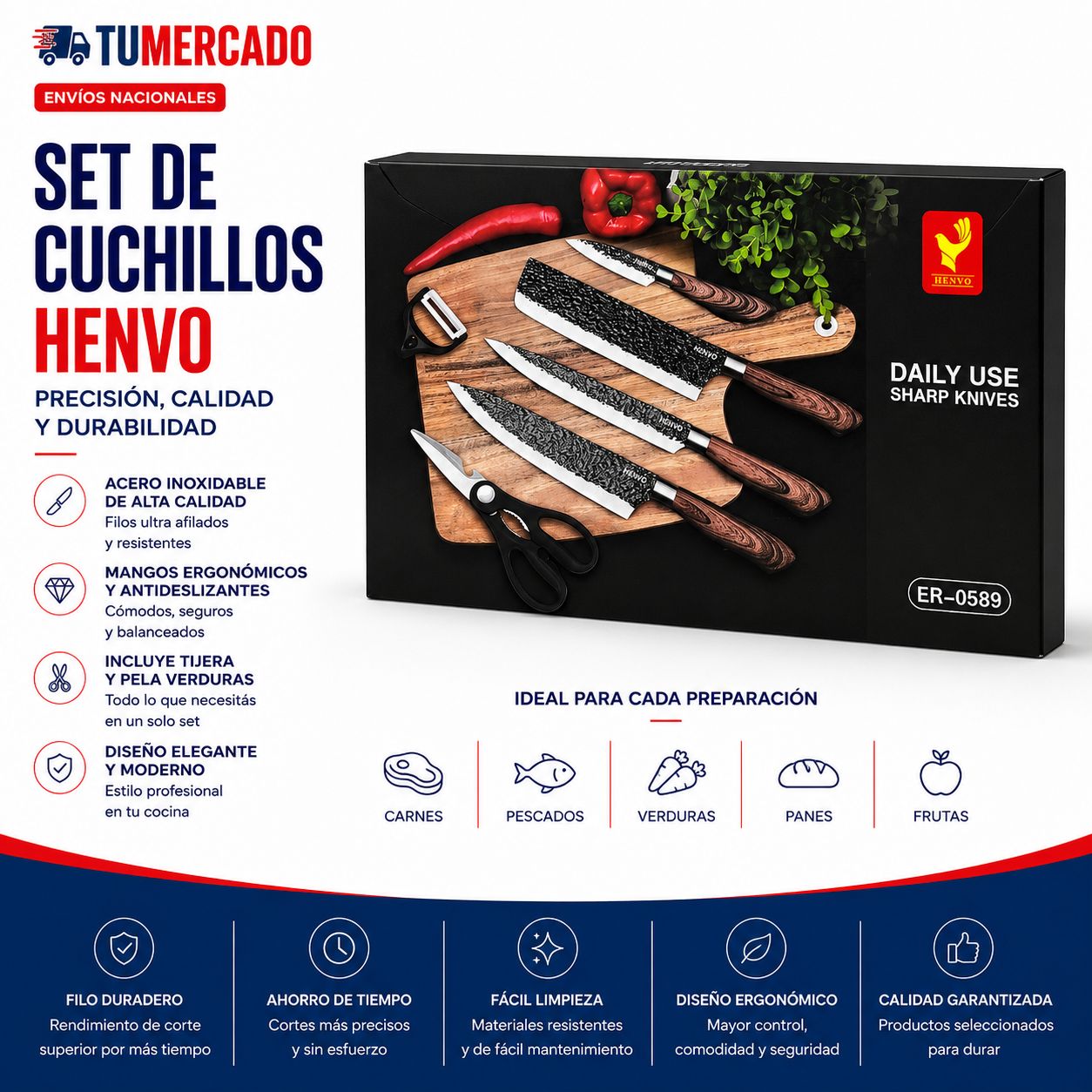 Set de cuchillos