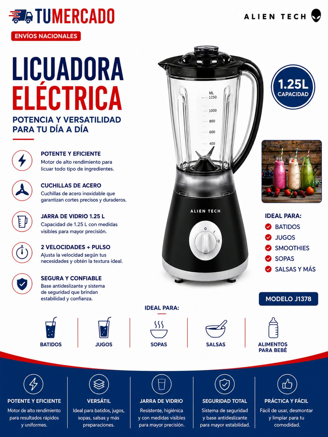 Licuadora eléctrica