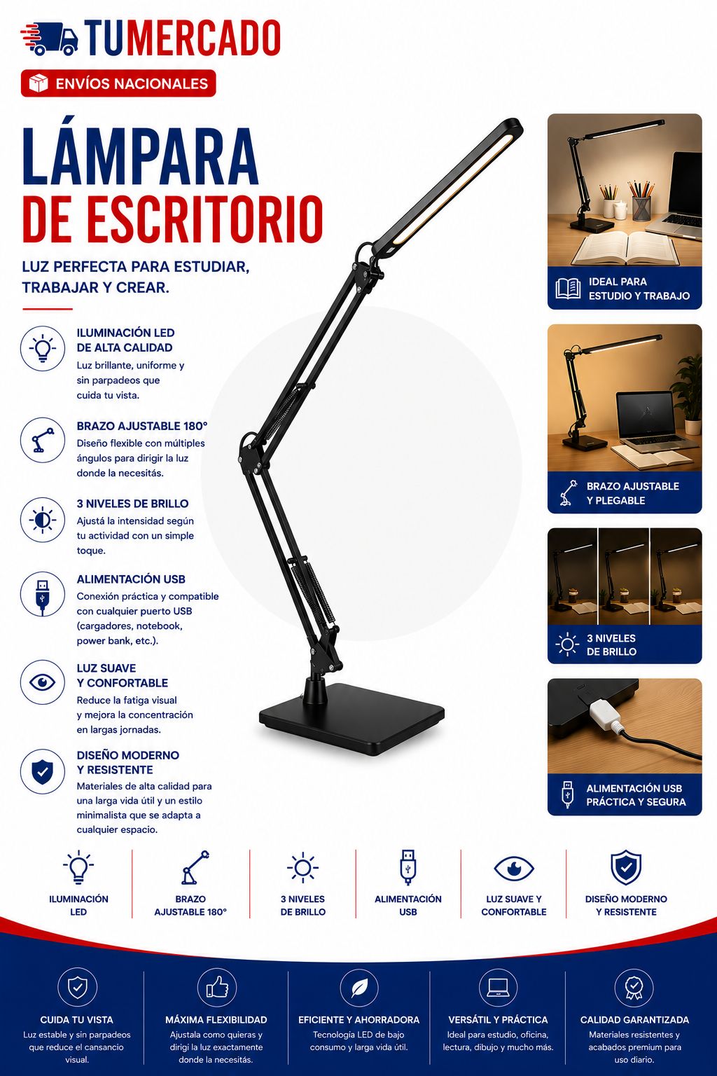 Lámpara de escritorio 
