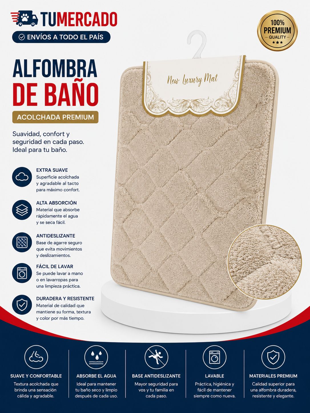 Alfombra de baño