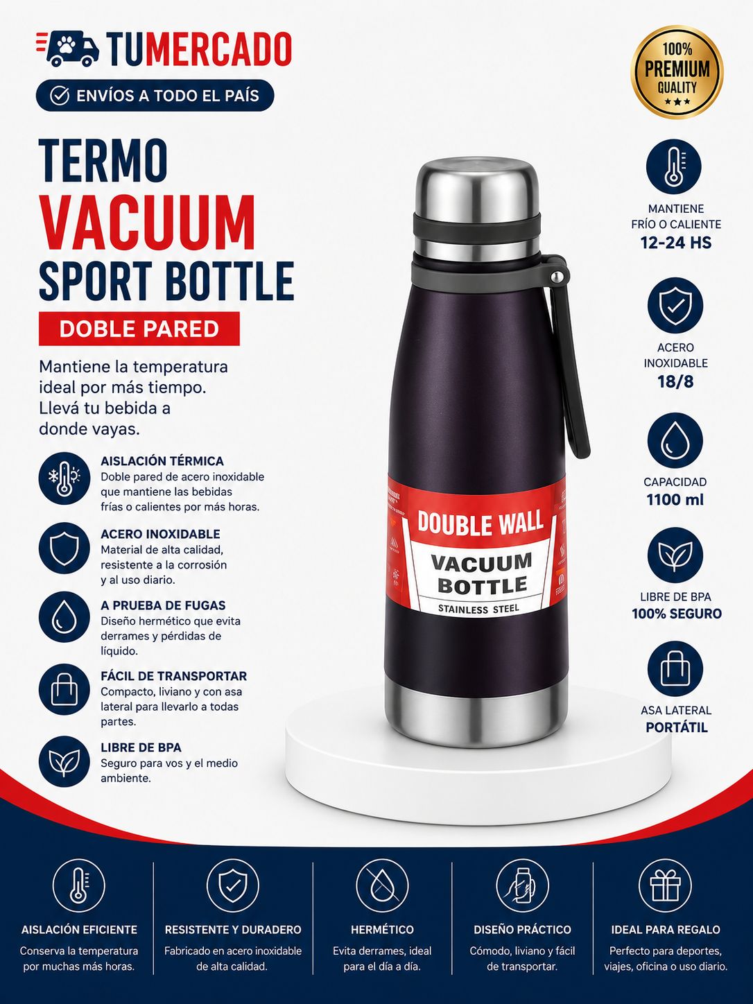  Botella térmica