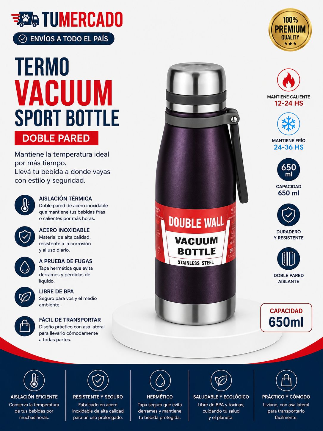  Botella deportiva