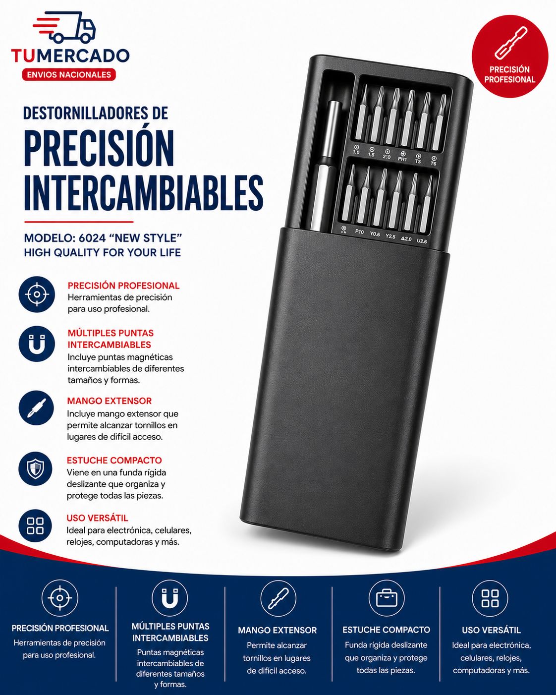 Destornillador de Precisión 