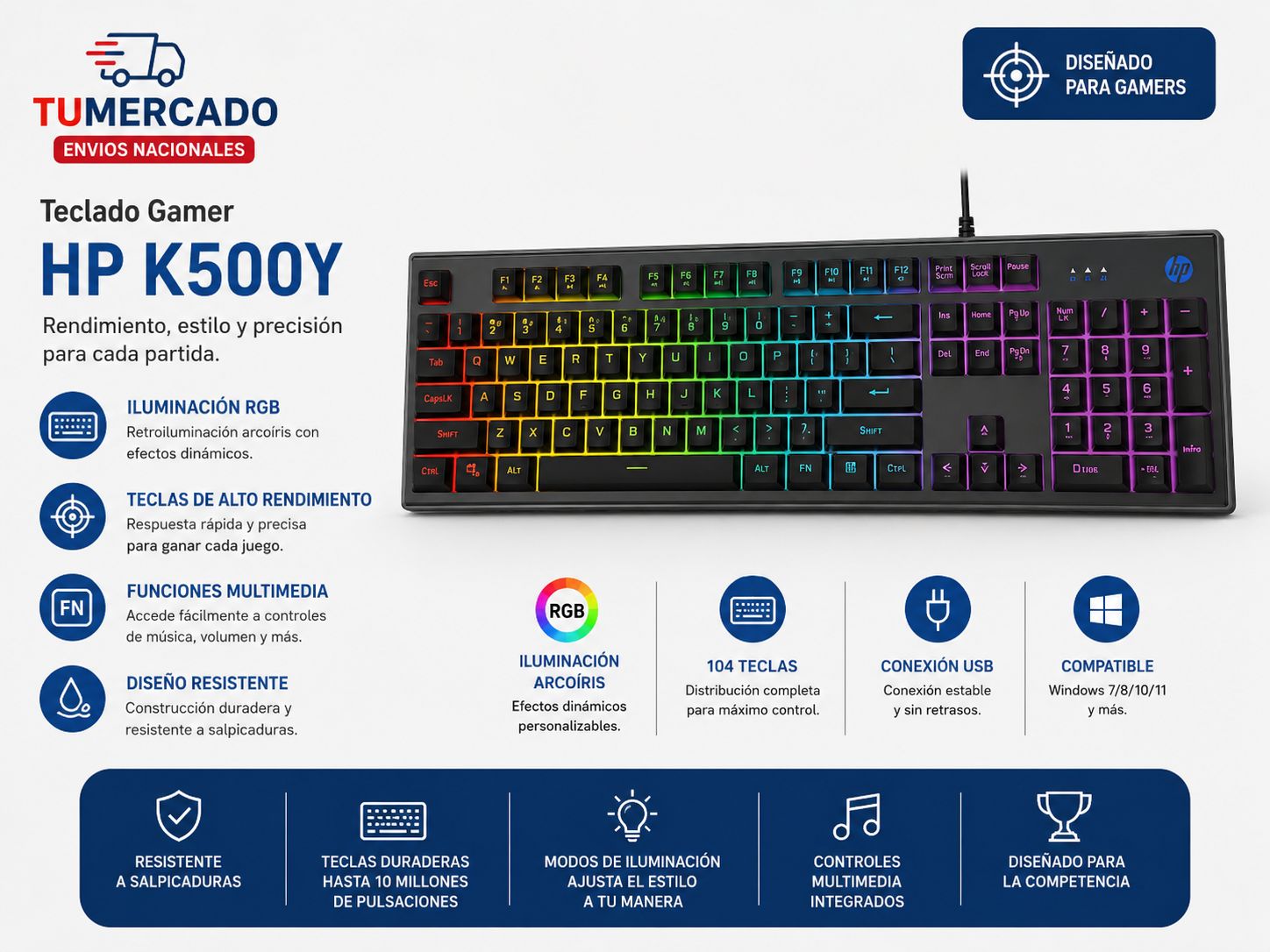 Teclado gamer