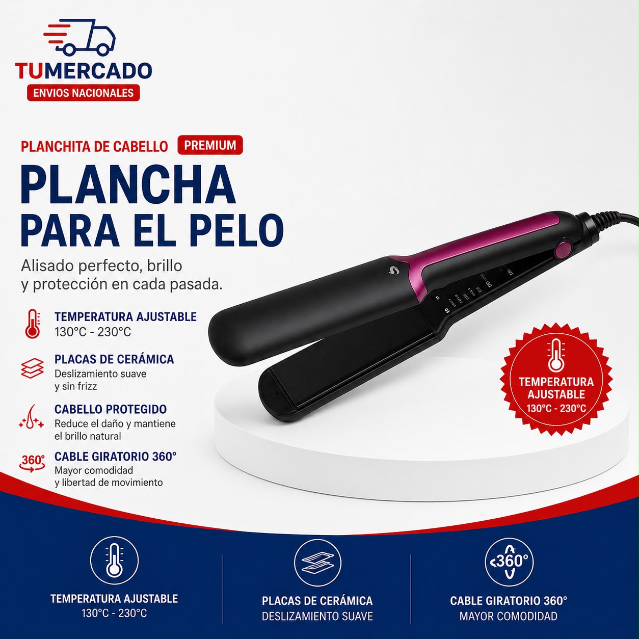 Plancha para el pelo