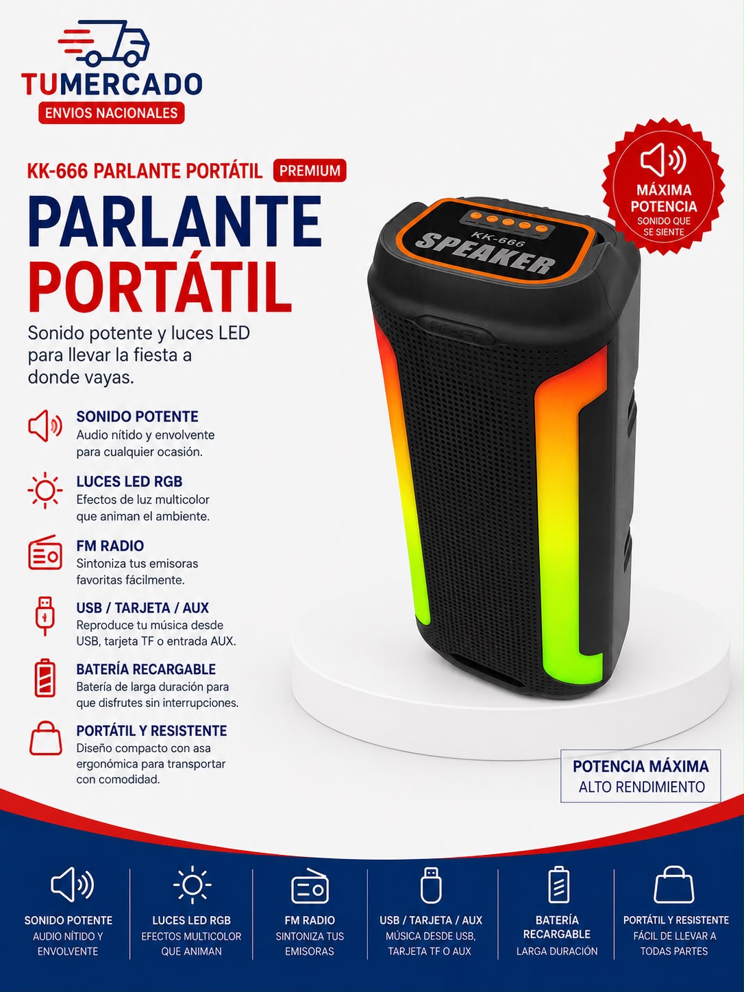 Parlante portátil