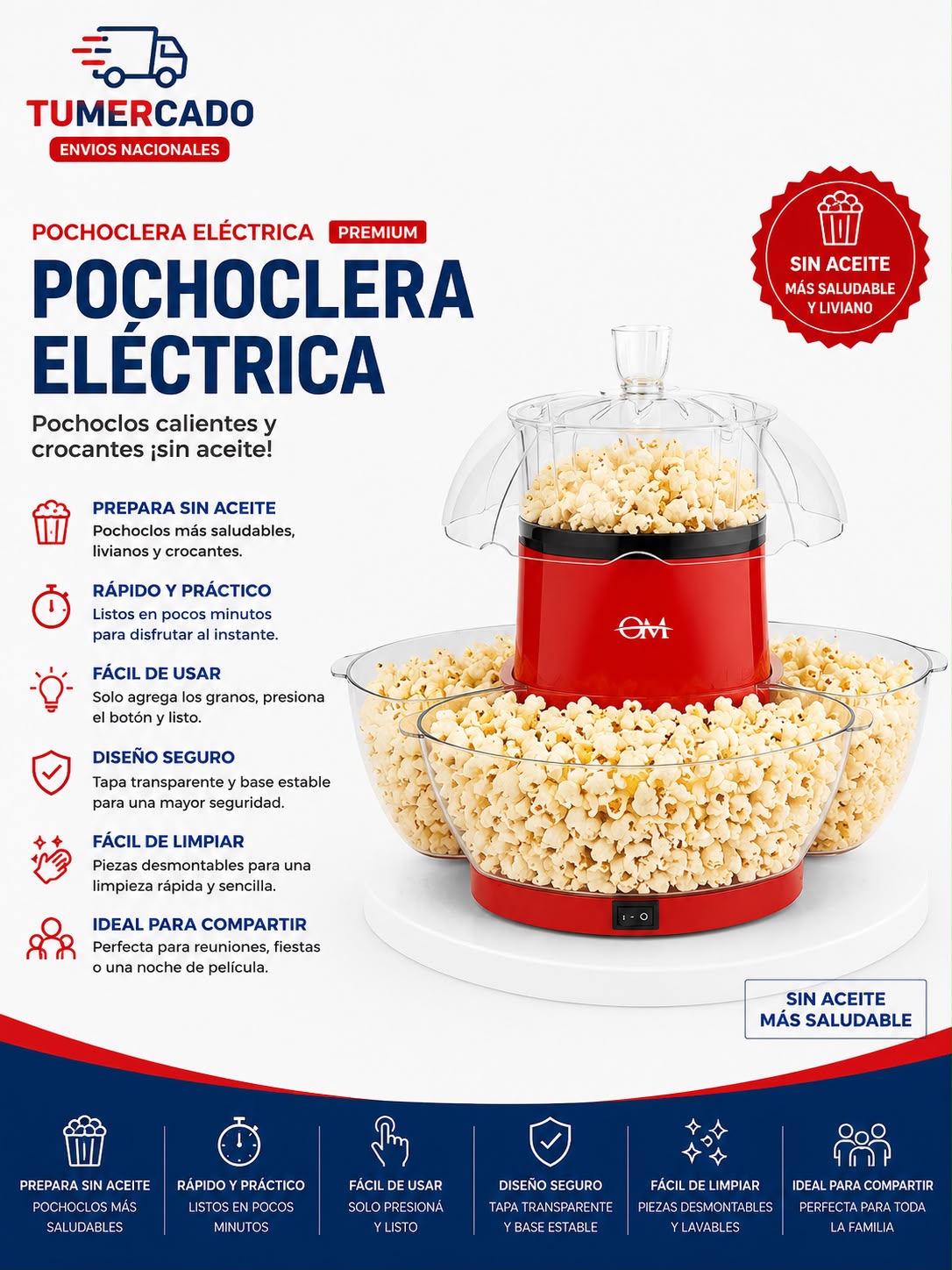 Pochoclera electrica 