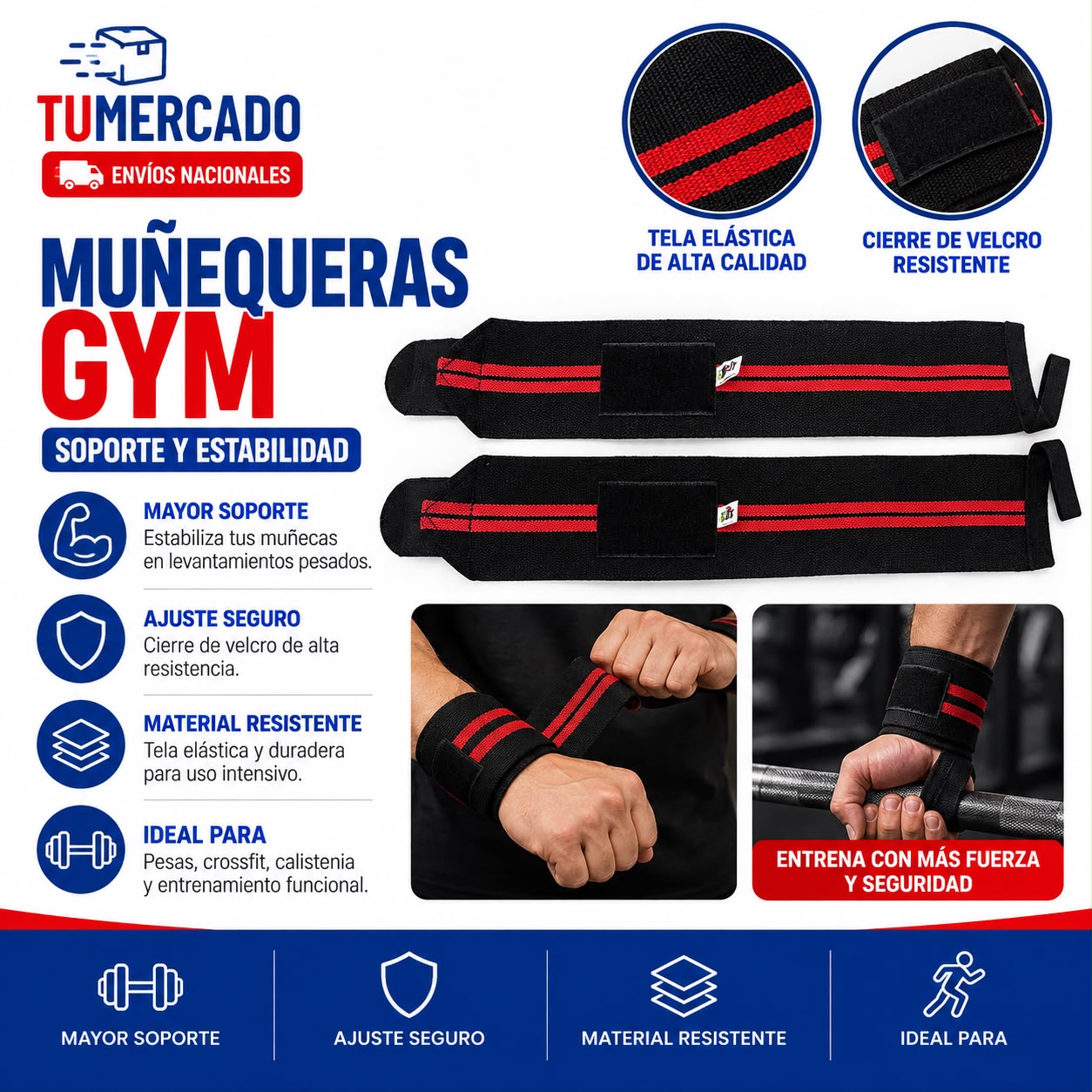 Muñequeras GYM