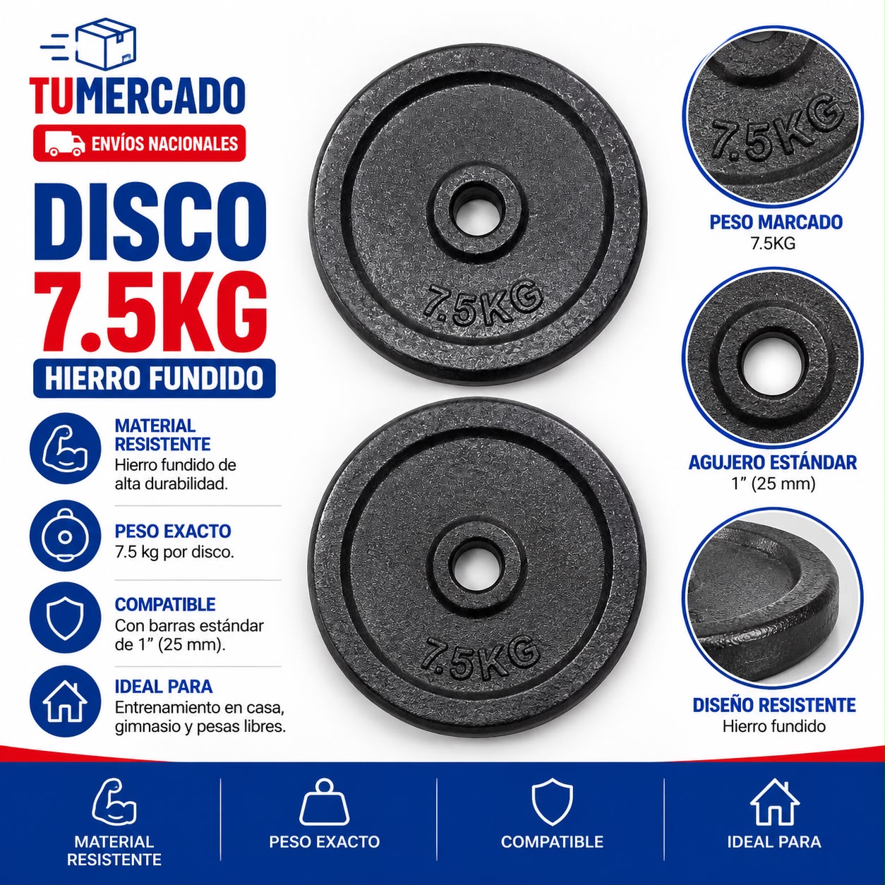 Disco 7.5KG 