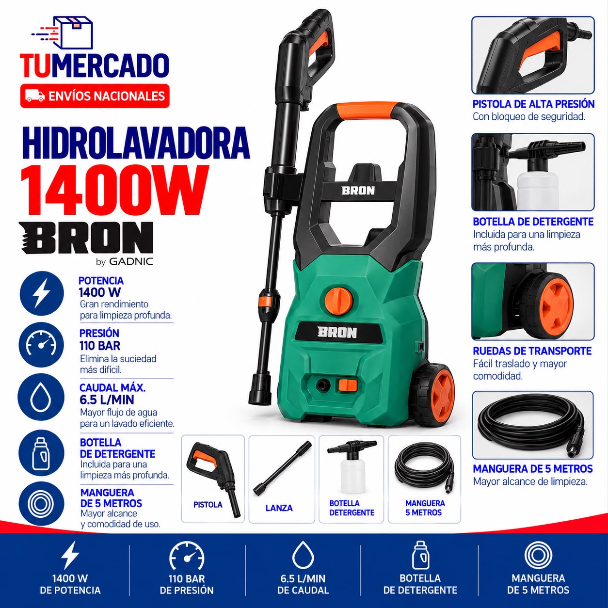 Hidrolavadora electrica