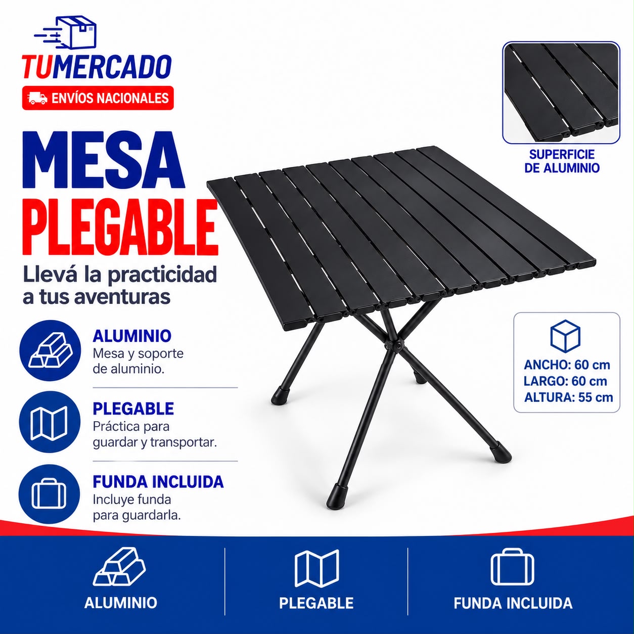 Mesa plegable 