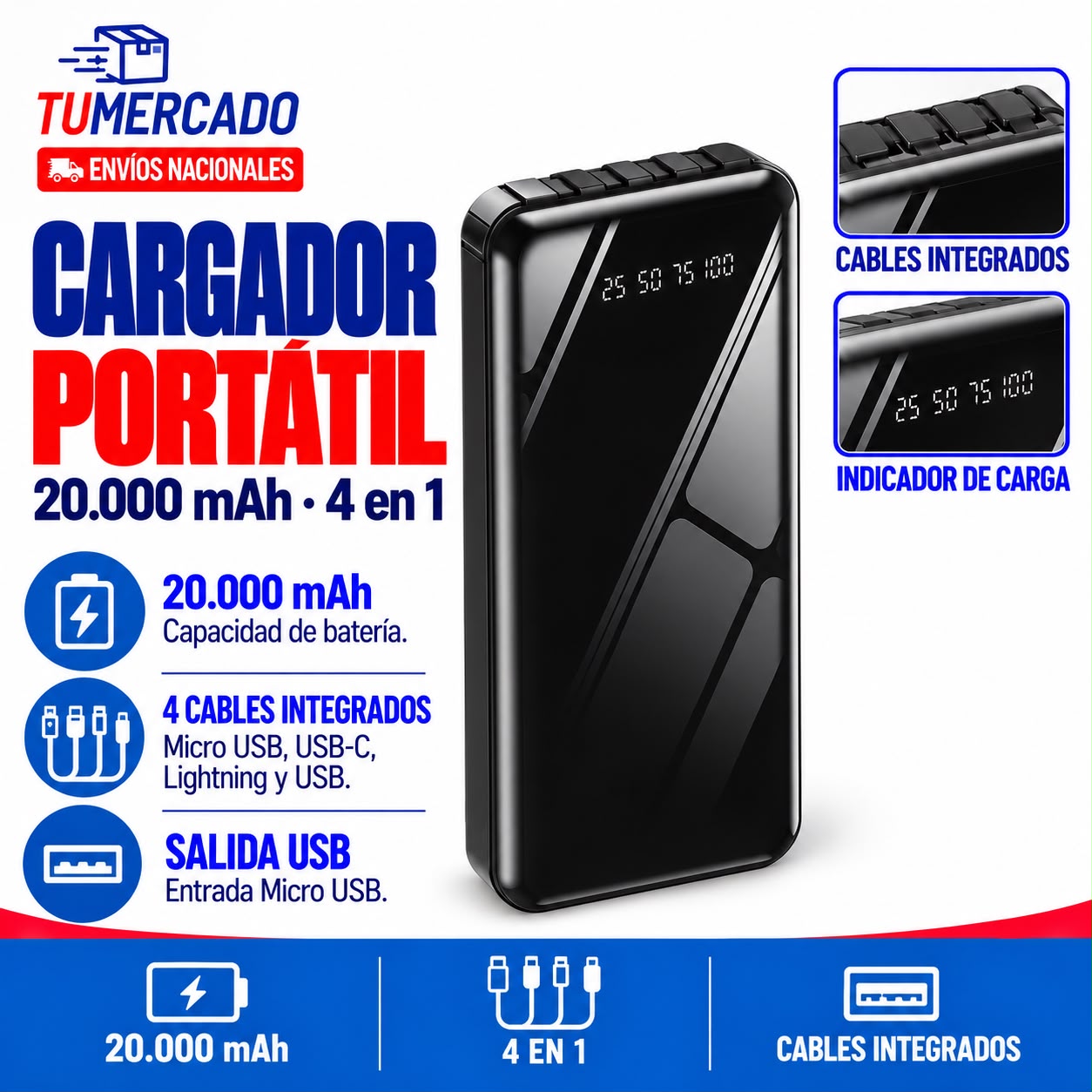 Cargador portatil 