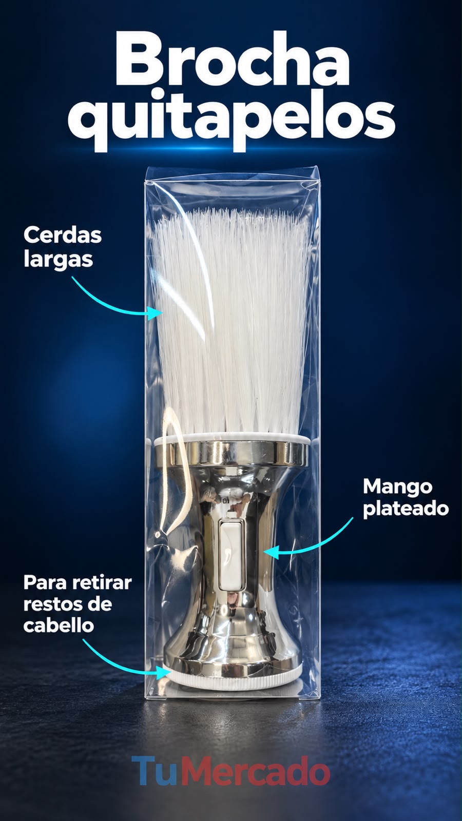 Quita pelo con talquera 