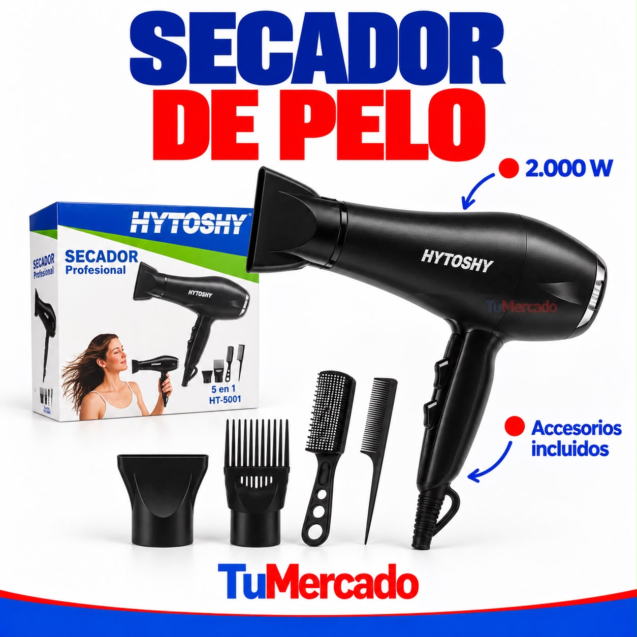 Secador de pelo 