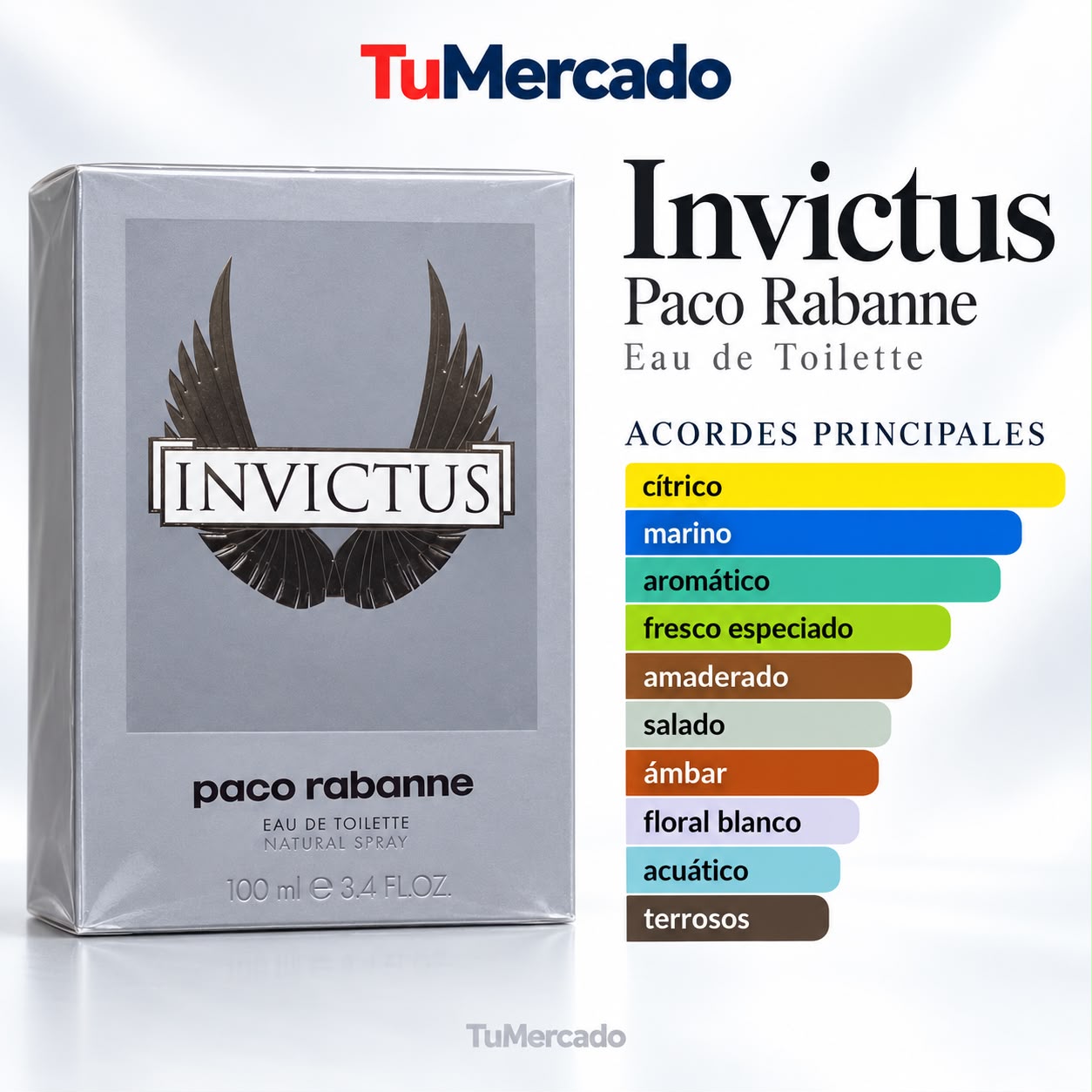 Perfume paco rabanne Invictus eau de toilett
